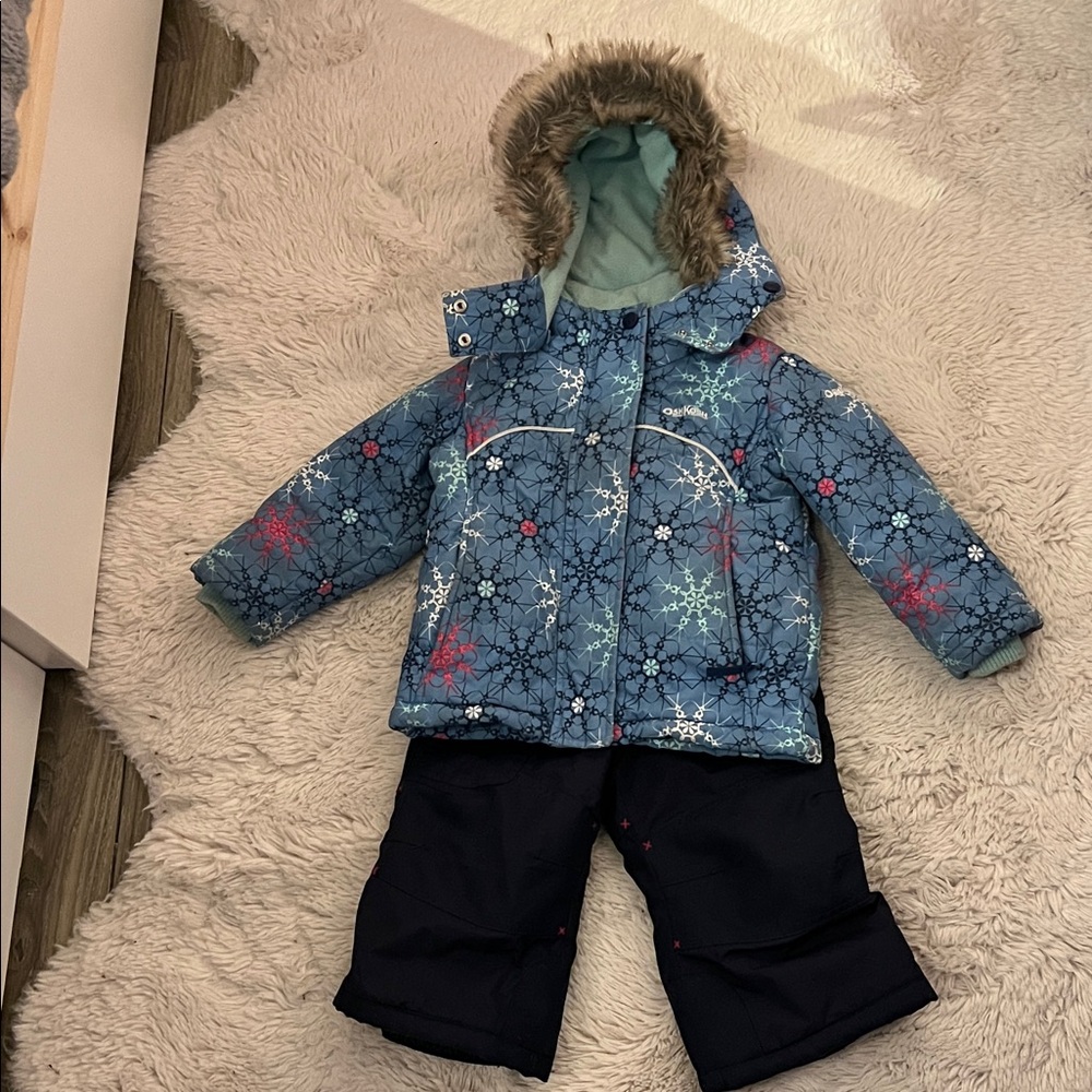 OshKosh B'gosh Soft Blue Fleece Jacket size 24m